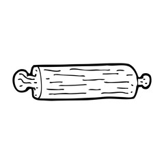 cartoon rolling pin