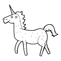 cartoon unicorn