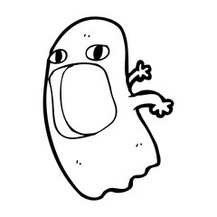 funny cartoon ghost