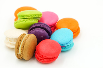 Sweet and colourful french Macarons