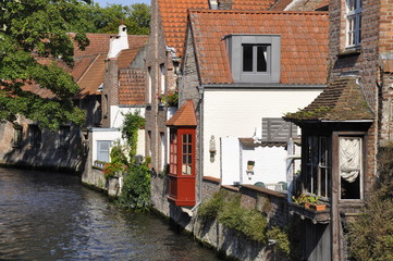 Fototapeta na wymiar Kanal in Brügge