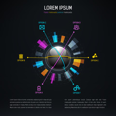 Colorful Geometric Infographic
