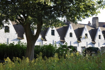 Siedlung im historischen Brügge