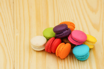 Sweet and colourful french Macarons
