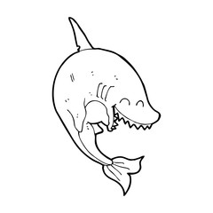 cartoon shark