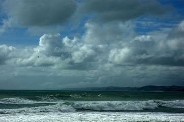 Storm on  ocean