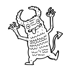 cartoon demon