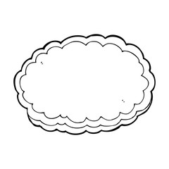 cartoon decorative cloud