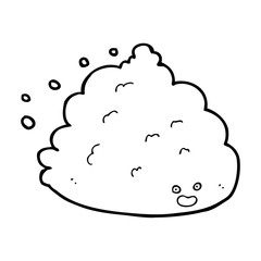 cartoon cloud character