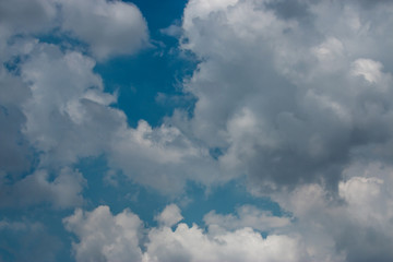 Blue sky with cloud