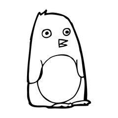 cartoon penguin