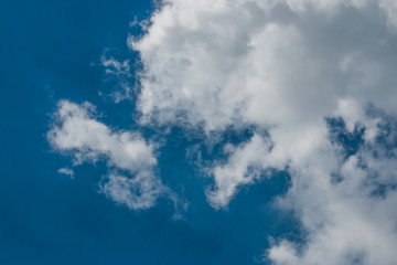 Blue sky with cloud