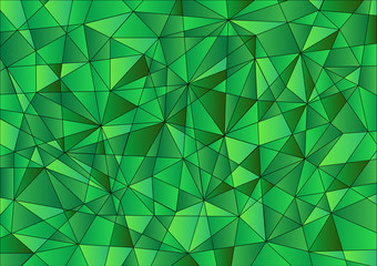 Abstract geometric pattern in green color