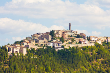 Naklejka premium Scorcio di Borgo Cerreto in Valnerina