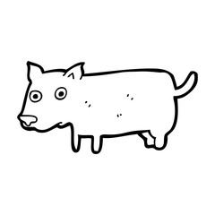 cartoon little dog