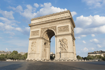 Fototapeta na wymiar Paris Arc de triomphe