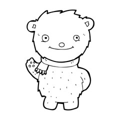 cartoon teddy bear