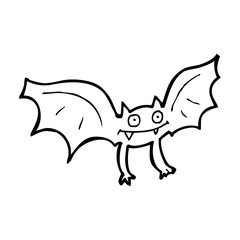 cartoon vampire bat