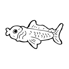 cartoon funny fish