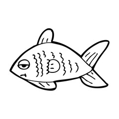 cartoon funny fish