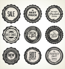 Grounge badge collection