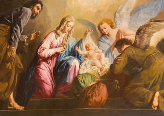 Photo sur Plexiglas Monument Vienna - The Nativity paint in presbytery of Salesianerkirche 