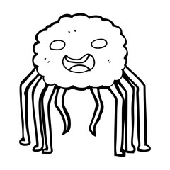 cartoon spider