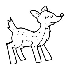 cute cartoon deer