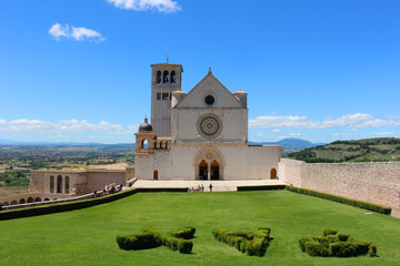 Assisi church - obrazy, fototapety, plakaty