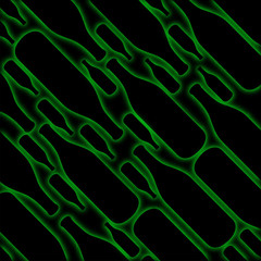 Background with glowing bottles