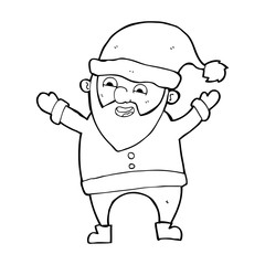 cartoon santa claus