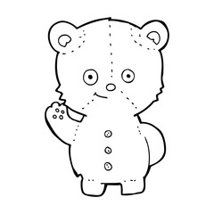 cartoon teddy bear