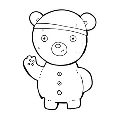 cartoon teddy bear