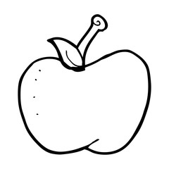 cartoon apple