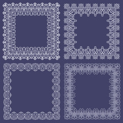 Collection of ornamental frames.