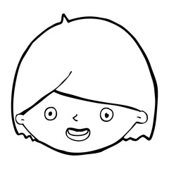 cartoon happy face