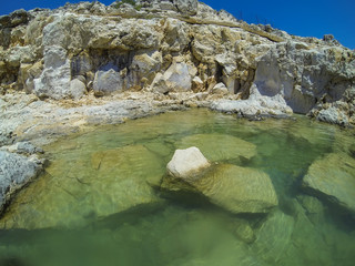 Fototapeta premium reserve of the plemmirio in Syracuse 