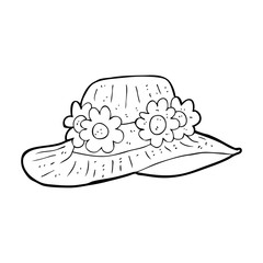 cartoon summer hat
