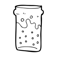 cartoon pint of beer