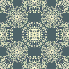 Seamless flower pattern background design