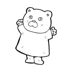funny cartoon bear