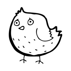 cartoon bird