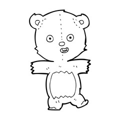cartoon dancing teddy bear