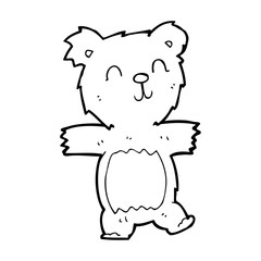 cartoon cute teddy bear