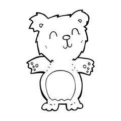 cartoon cute teddy bear