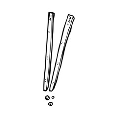 cartoon chopsticks