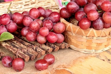 Bunch of grapes fruit  juicy fresh delicious.