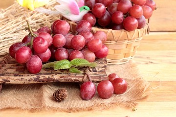 Bunch of grapes fruit  juicy fresh delicious.