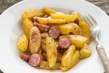 Nahaufnahme Country Kartoffeln