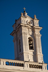 Colonial church in Quito, Ecuador